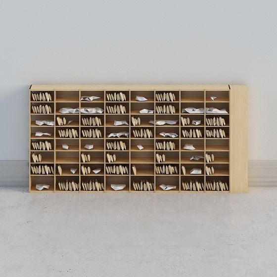 Modular Bookshelf 3D model