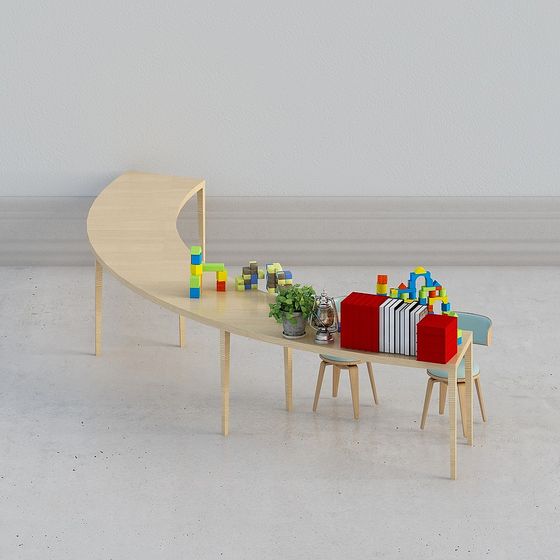 Creative Puzzle Table 3D model