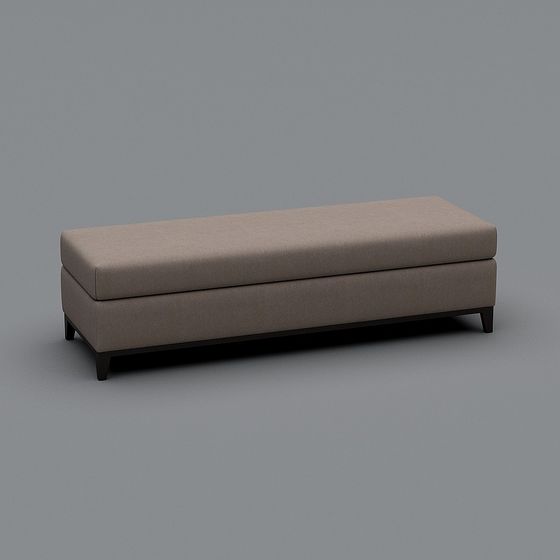 Urban Bench 3D model for Modern Aesthetics