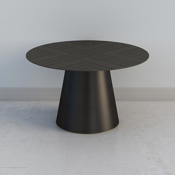 Elegant Cone Table 3D model for Contemporary Spaces