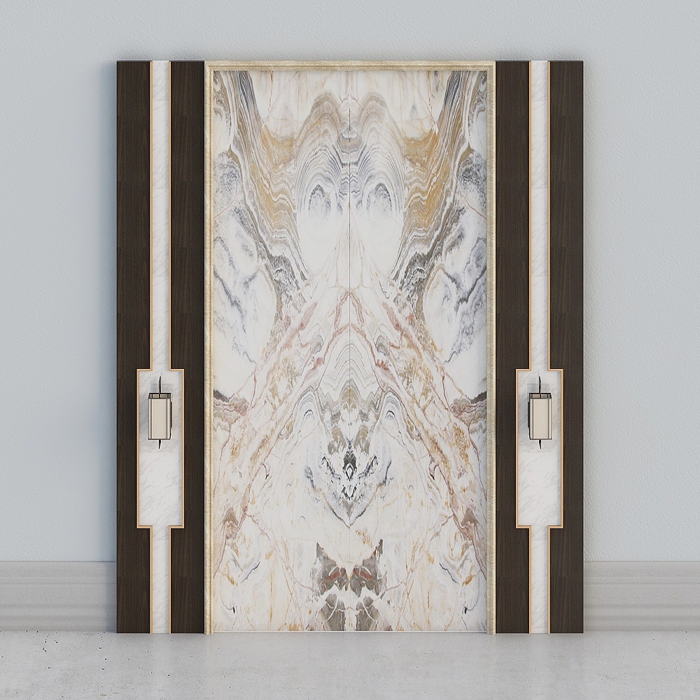 Sofa wall background wall