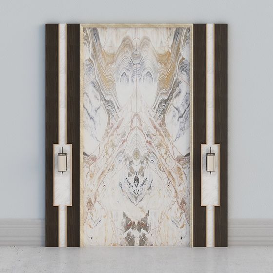 Elegant 3D Model Door Design for Modern Interiors