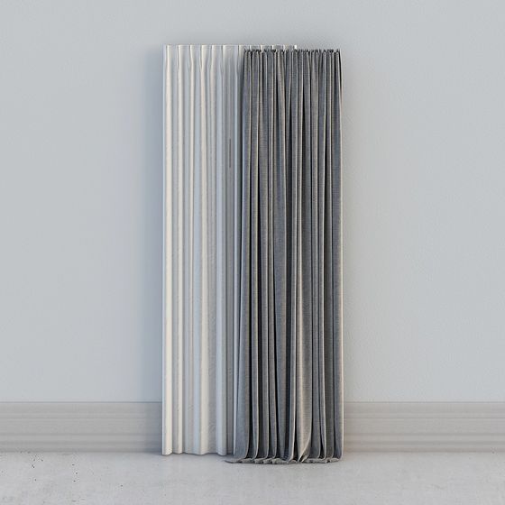 Elegant Curtain 3D Model for Modern Aesthetics