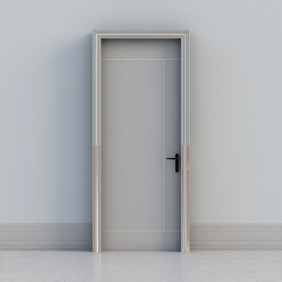 Urban Door 3D model - Modern Minimalist Design