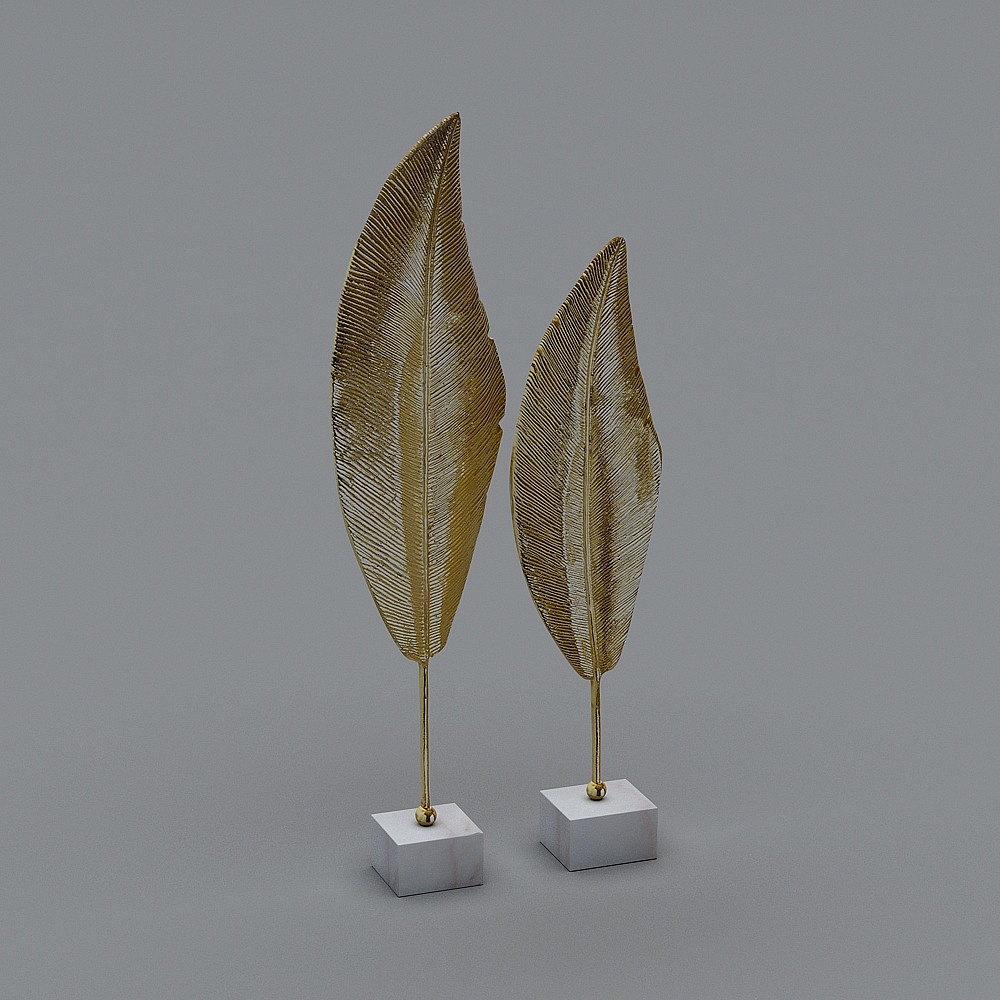Leaf table decor