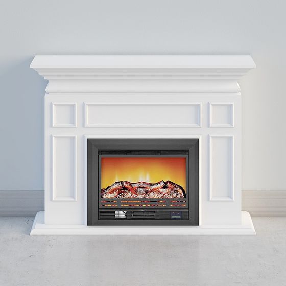 Classic Fireplace 3D model