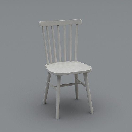 Rustic Style Chair 3D model