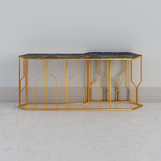 Urban Luxury Side Table 3D model