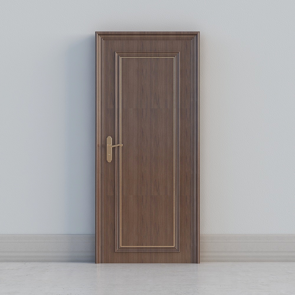 Cửa gỗ hiện đại màu xám