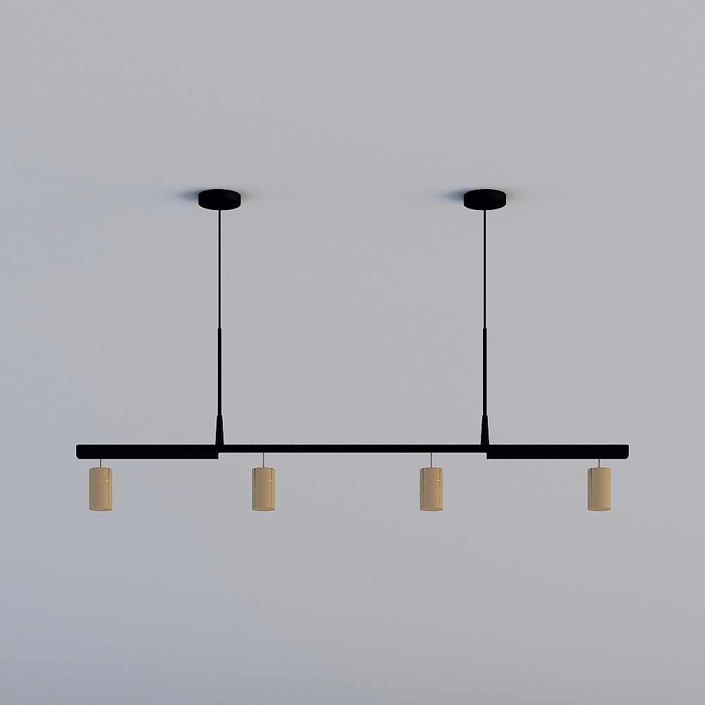 Linear Light Fixture 3D model