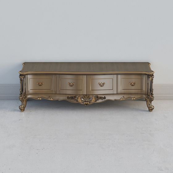 Royal Luxury TV Cabinet 3D model