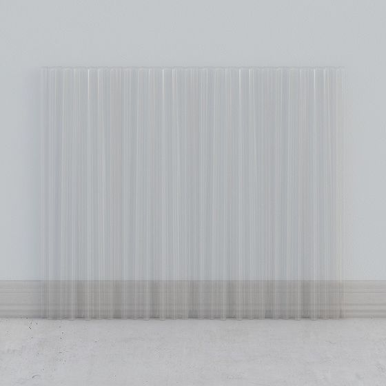 Transparent Ripple Panel 3D model