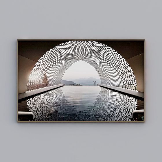 Infinity Pool Archway 3D model