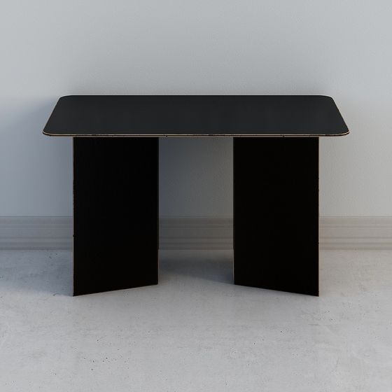 Minimalist Black Table 3D model
