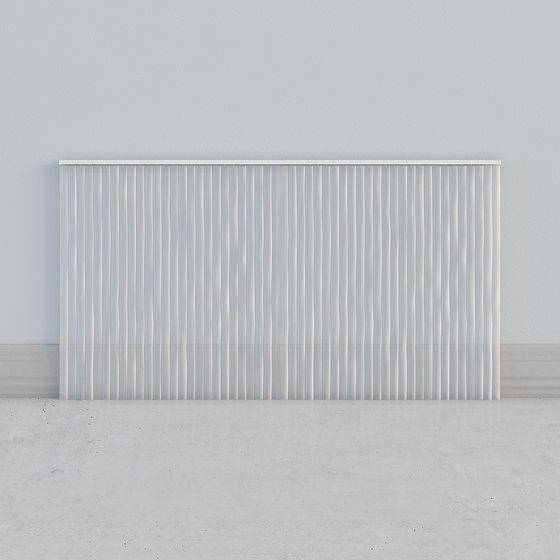 Linear Elegance 3D Model for Modern Spaces