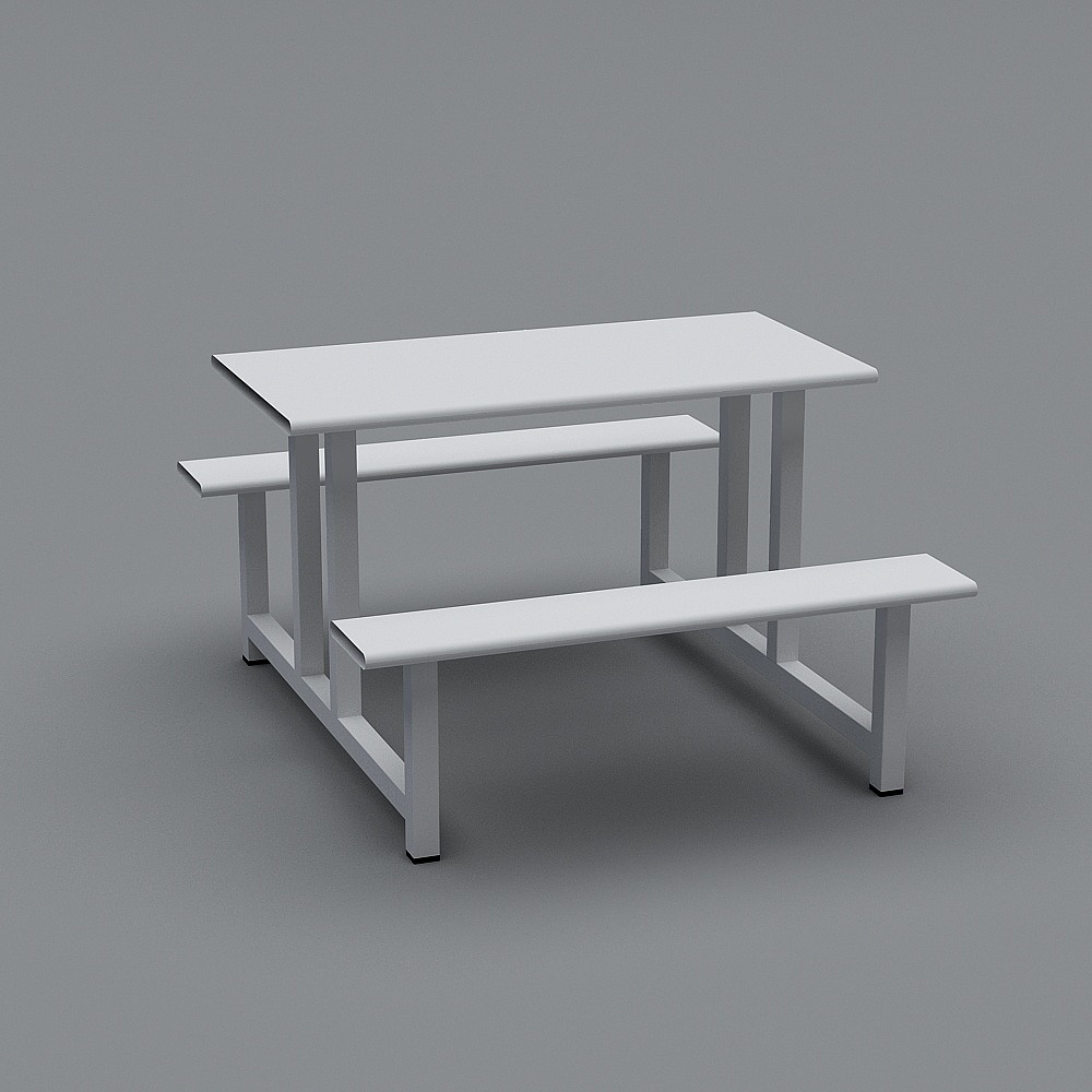 ステンレス製ダイニングテーブル