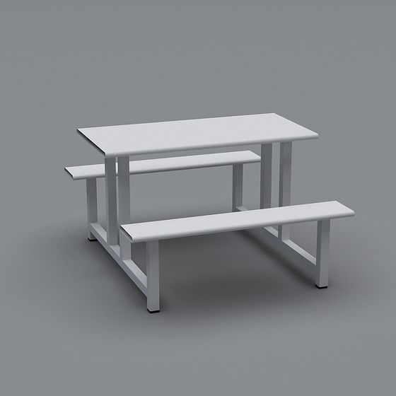 ステンレス製ダイニングテーブル