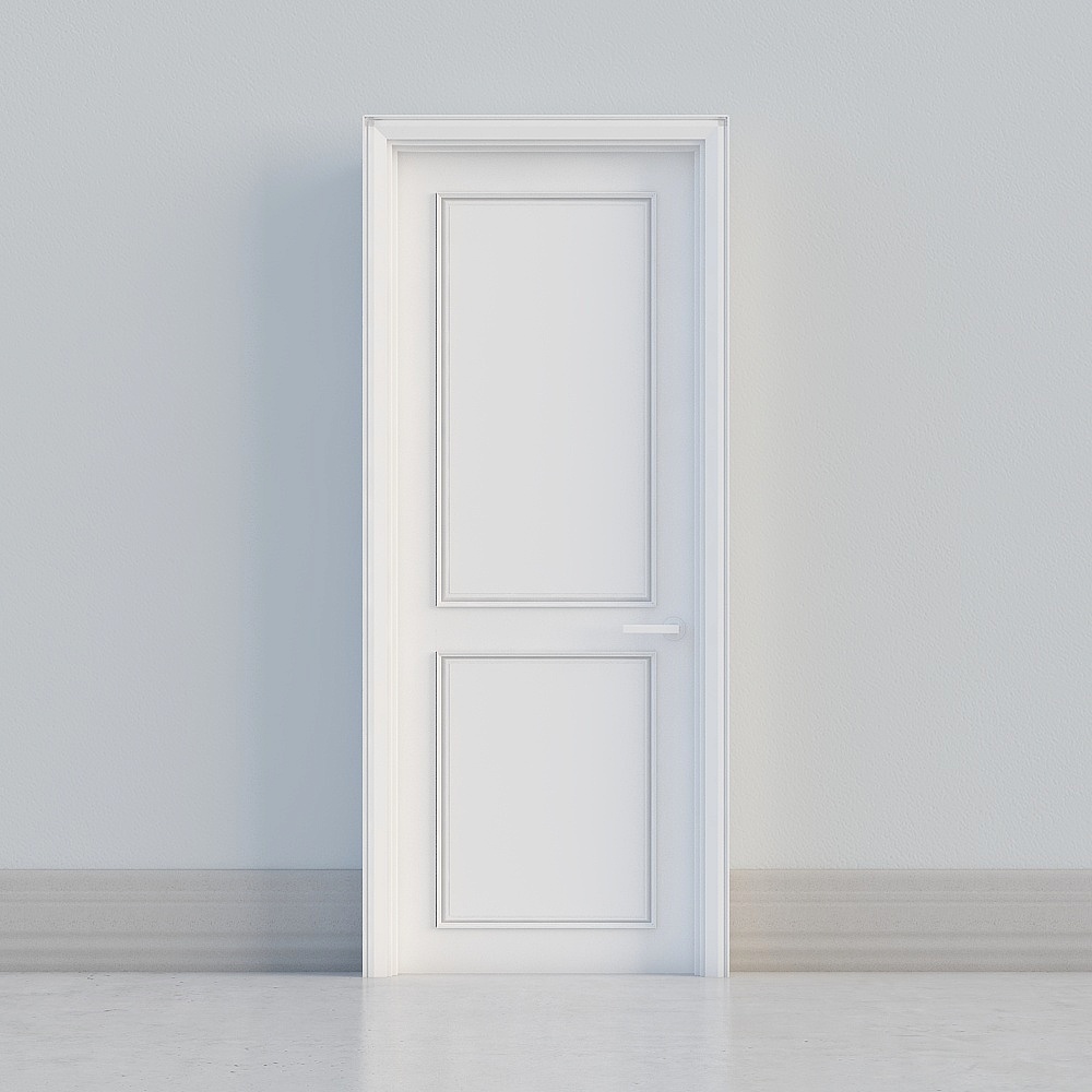 classic white door