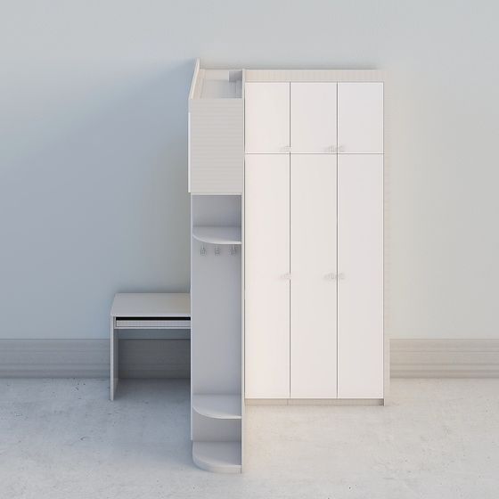 Urban Closet 3D model for Modern Living