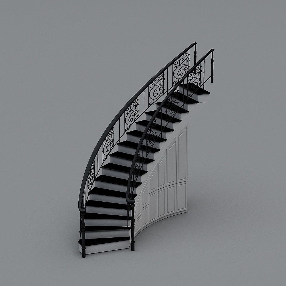 Winding Staircase 3D model