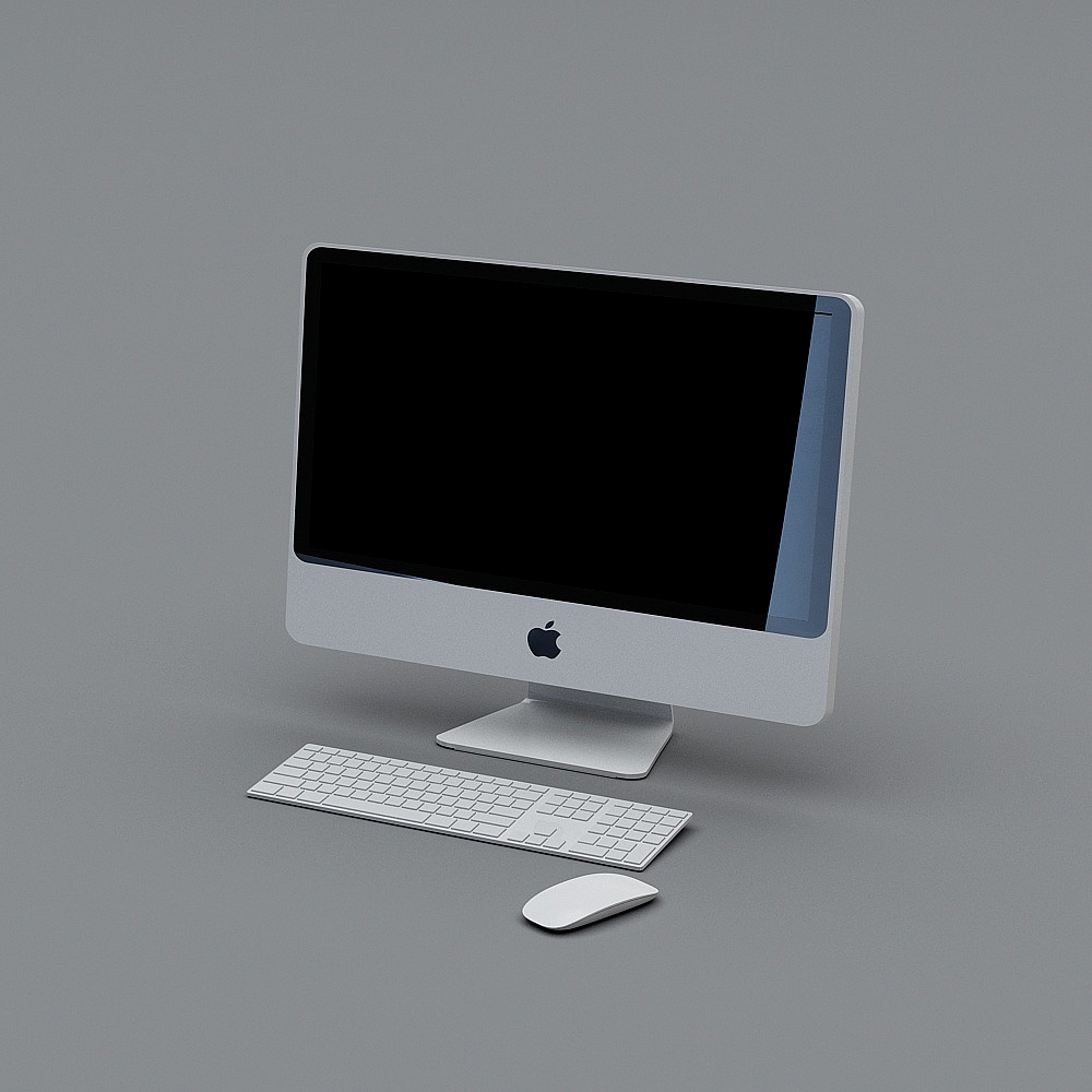 Minimalist Apple All-in-One 3D model
