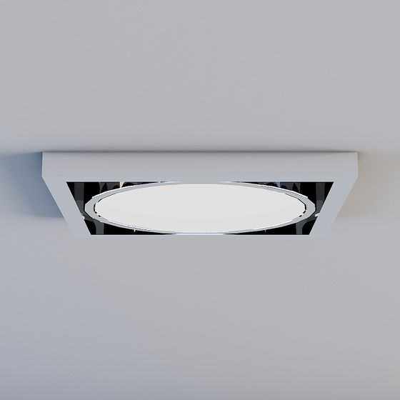 Stylish Ceiling Embedded Light Fixture 3D model