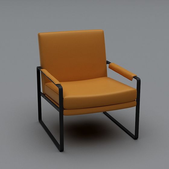Urban Lounge Chair 3D model for Modern Interiors