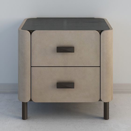 Urban Elegance Bedside Table 3D model