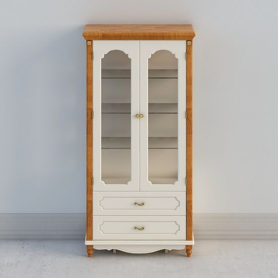 Elegant Showcase 3D model for Modern Interiors