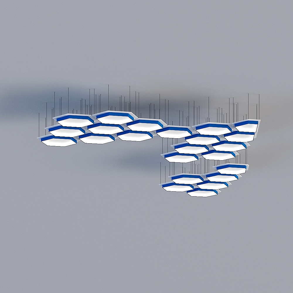 Qinglang-Gypsum light strip ceiling in front hall