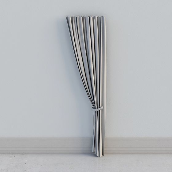 Stylish Folding Curtain 3D model