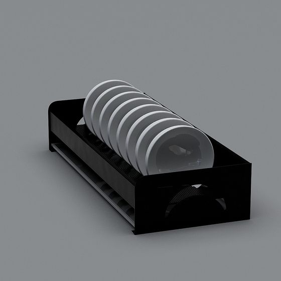 Bowl Rack 3D Model - Hardware / Accessories