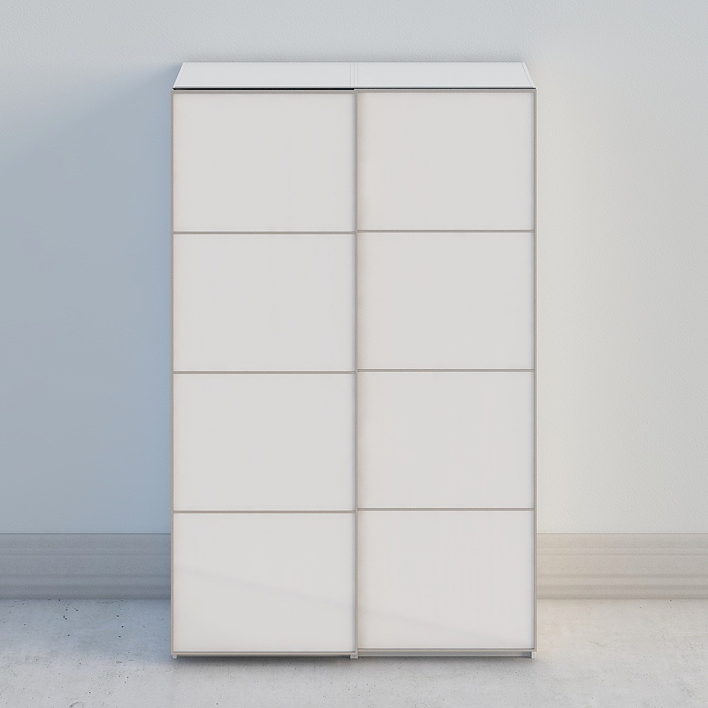 Pure white wardrobe