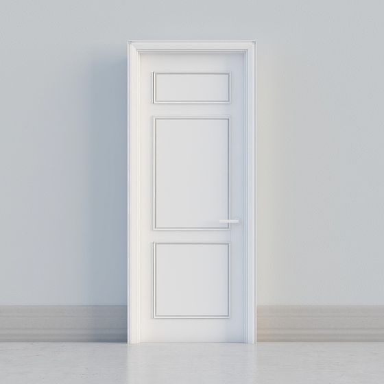 Elegant Minimalist 3D Door Model