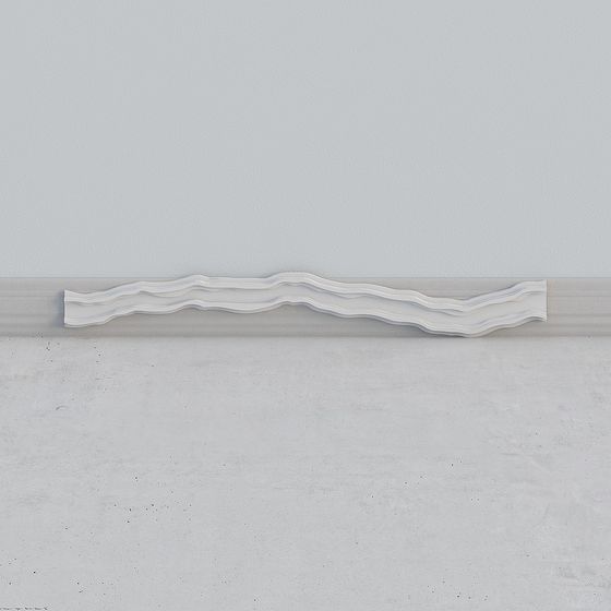 Wavy Frame 3D model for Artistic Interiors