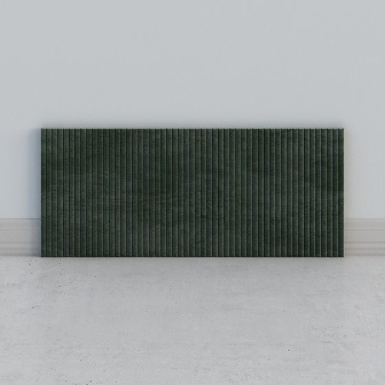 Striped Wall Panel 3D Model