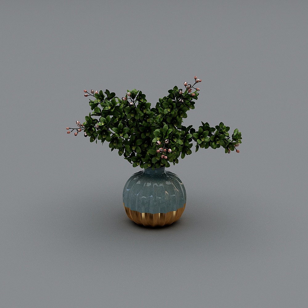 New Chinese florals ceramics vase