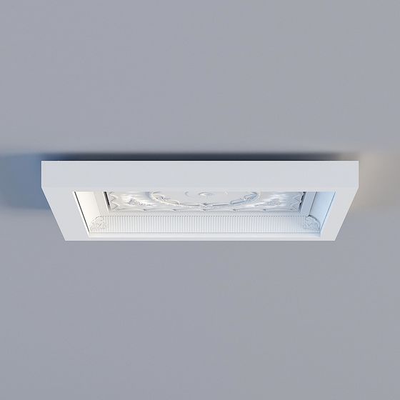 Elegant Ceiling Decorative Panel 3D model