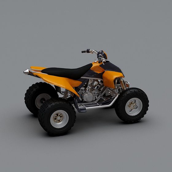 Vibrant Off-Road Adventure Quad 3D model