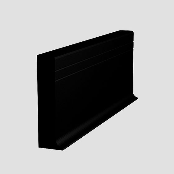 Black Skirting Line 3D Model