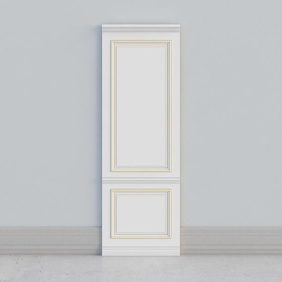 แผงผนังทาสีทอง