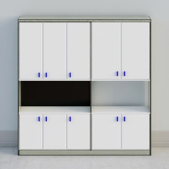 Urban Storage Cabinet 3D model for Creative Spaces
