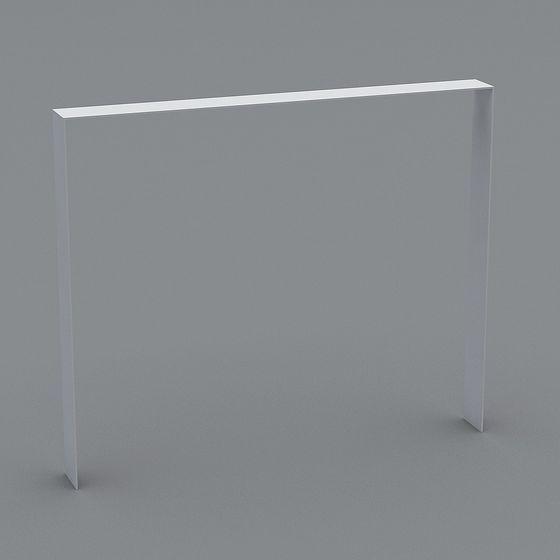 White Door Frame 3D Model