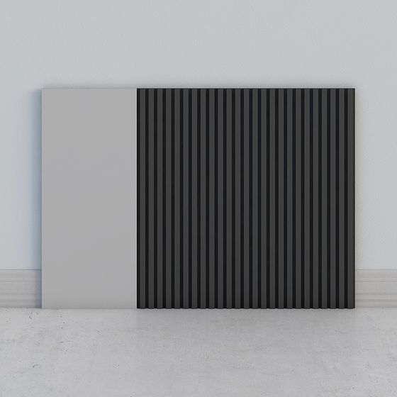 Contemporary Vertical Line Screen 3D model