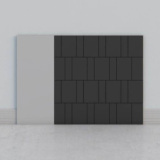Urban Grid Wall Panel 3D model