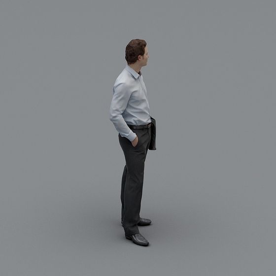 Urban Walker 3D Model