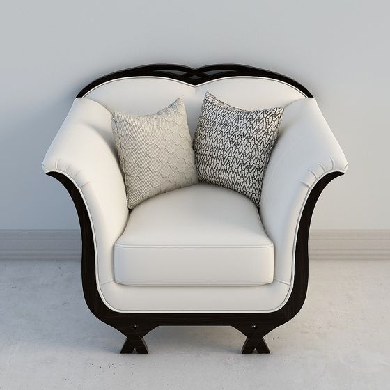 Art Deco Armchair 3D model