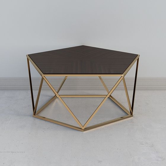 Geometric Charm Coffee Table 3D model