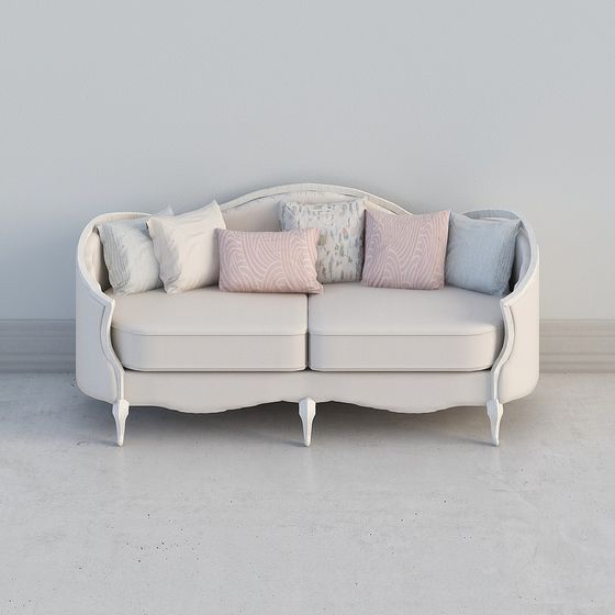 Chic Dreamer Sofa 3D model for Modern Spaces