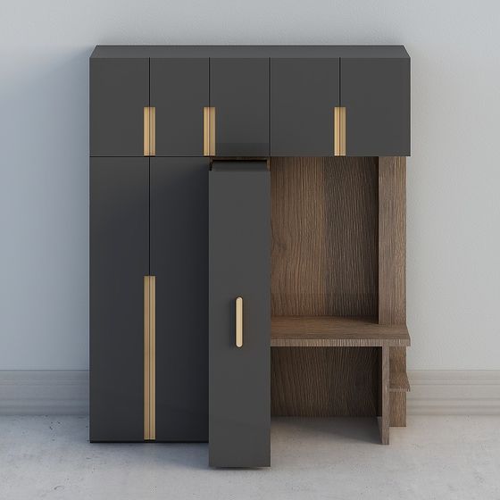 Stylish Low-Poly Furniture 3D model